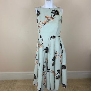 Vintage Emmanuelle Khanh Paris Floral Maxi Dress